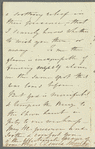 C. Louisa Marlay to Jane Porter, autograph letter signed