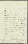 [T.O.?] Powles to Jane Porter, autograph letter signed