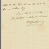 Stratford Canning, Lord Stratford de Redcliffe to Jane Porter, autograph letter signed