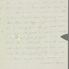 Isabella Alderson to Jane Porter, autograph letter signed