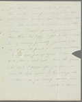 Isabella Alderson to Jane Porter, autograph letter signed