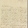 Eliza Porter to Jane Porter, autograph letter signed