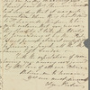 Eliza Porter to Jane Porter, autograph letter signed