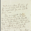 Lady Charlotte Bury to Jane Porter, autograph letter signed