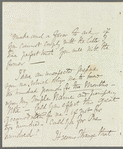 Lady Charlotte Bury to Jane Porter, autograph letter signed