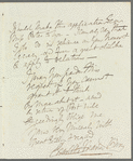 Lady Charlotte Bury to Jane Porter, autograph letter signed