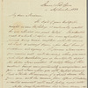Sir James Campbell to Jane Porter, autograph letter signed