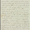 William Wood to Jane Porter, autograph letter signed