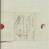 William Wood to Jane Porter, autograph letter signed