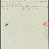 Anna Middleton to Jane Porter, autograph letter signed