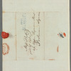 Anna Middleton to Jane Porter, autograph letter signed