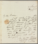 Samuel Carter Hall to Jane Porter, autograph letter signed