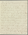 James Johnstone to Mary Skinner, letter (copy)