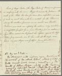 James Johnstone to Mary Skinner, letter (copy)