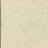 Mary Skinner to Jane Porter, autograph letter signed