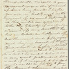 M. E. Moffat to Jane Porter, autograph letter signed