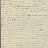 Mary Skinner to Jane Porter, autograph letter signed