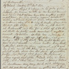 Henry Gill to Jane Porter, autograph letter signed