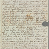 Henry Gill to Jane Porter, autograph letter signed