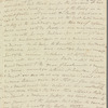 Mary Skinner to Jane Porter, autograph letter signed