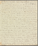 Mary Skinner to Jane Porter, autograph letter signed