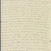 Mary Skinner to Jane Porter, autograph letter signed