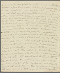 Mary Skinner to Jane Porter, autograph letter signed