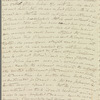 Mary Skinner to Jane Porter, autograph letter signed