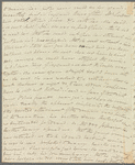 Mary Skinner to Jane Porter, autograph letter signed