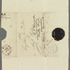 Lady Charlotte Bury to Jane Porter, autograph letter signed