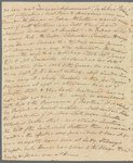 Mary Skinner to Jane Porter, autograph letter signed