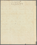 Julia Errington to Robert Ker Porter, autograph letter signed