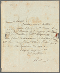 Mary Skinner to Jane Porter, autograph letter signed