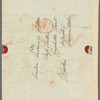 Mary Skinner to Jane Porter, autograph letter signed