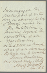 Henry Downes to Jane Porter, autograph letter signed
