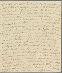 Mary Skinner to Jane Porter, autograph letter signed