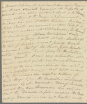Mary Skinner to Jane Porter, autograph letter signed