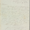 James Fraser to Jane Porter, autograph letter signed