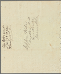 Eliza Porter to Jane Porter, autograph letter signed