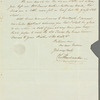 Sir Charles Throckmorton to Jane Porter, autograph letter signed