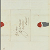 Sir Charles Throckmorton to Jane Porter, autograph letter signed