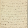 Mary Skinner to Jane Porter, autograph letter signed