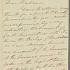 Mary Frances Howley to Jane Porter, autograph letter signed