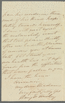 Mary Frances Howley to Jane Porter, autograph letter signed