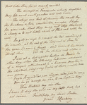 John Ranking to Robert Ker Porter, autograph letter signed