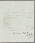 Hammersley and Co. to Jane Porter, letter third person