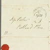 Jane Clitherow to Jane Porter, autograph letter signed