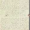 Selina Davenport to Jane Porter, autograph letter signed