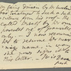 Jane Porter, note on Selina Davenport's name