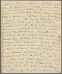 Mary Skinner to Jane Porter, autograph letter signed